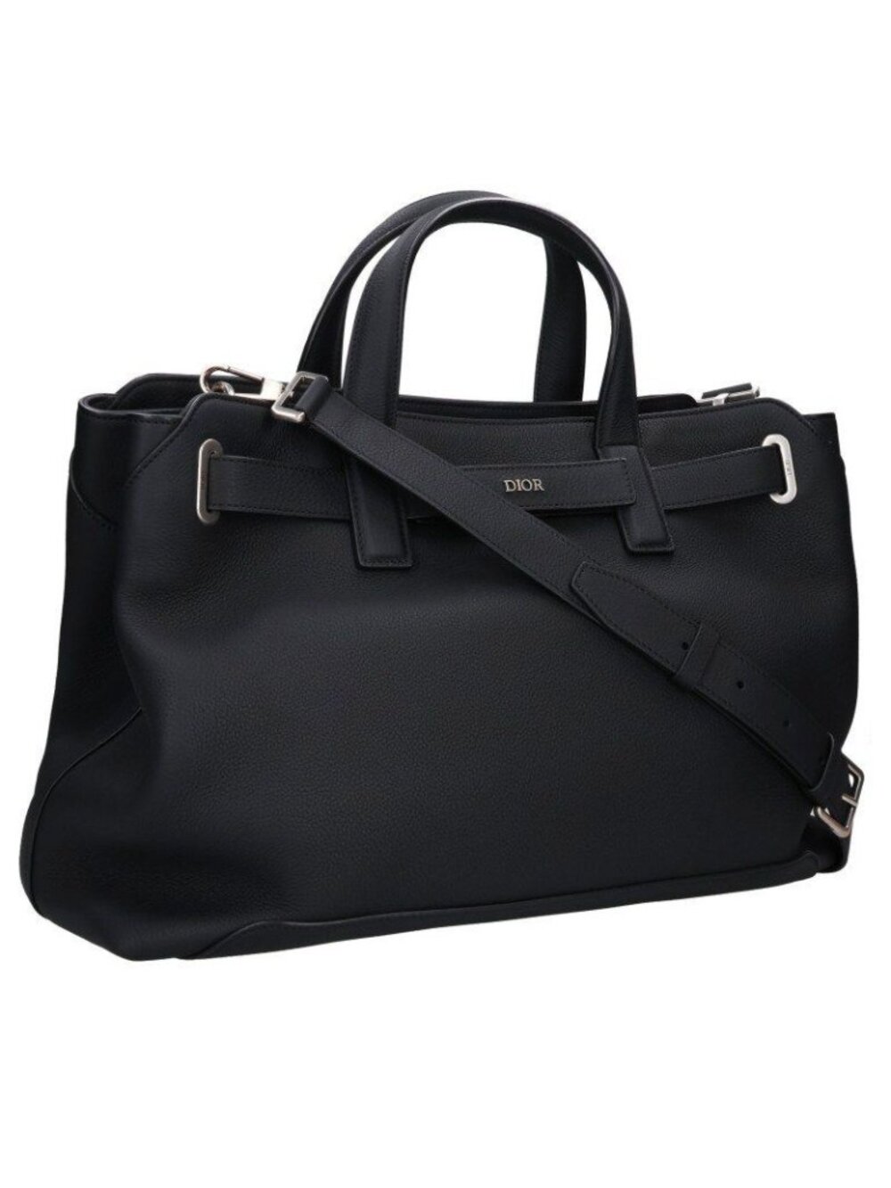 Dior Normandie Medium Leather 2-Way Tote Bag